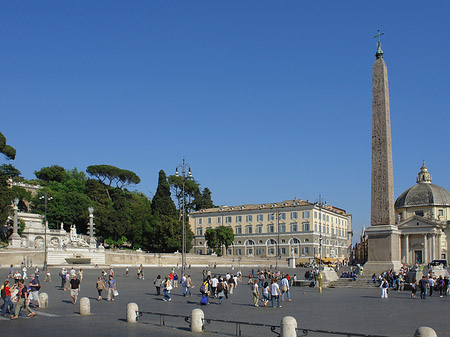 Obelisk und Löwenbrunnen - Latium (Rom) (Rom)