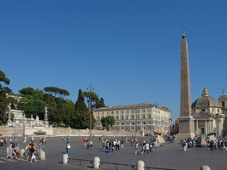 Obelisk und Löwenbrunnen - Latium (Rom) (Rom)