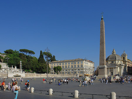 Obelisk und Löwenbrunnen - Latium (Rom) (Rom)