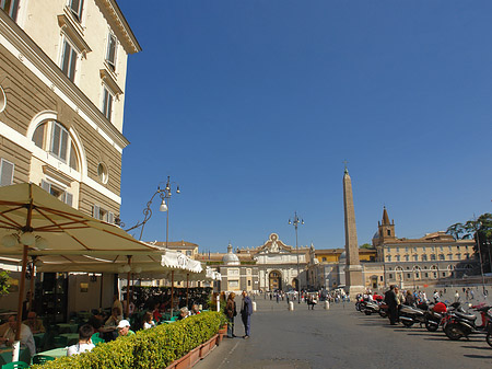 Strasse zur Piaza del Popolo - Latium (Rom) (Rom)