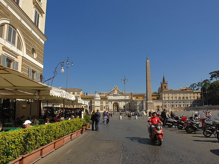 Strasse zur Piaza del Popolo - Latium (Rom) (Rom)