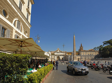 Strasse zur Piaza del Popolo - Latium (Rom) (Rom)