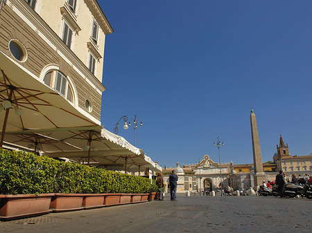 Strasse zur Piaza del Popolo - Latium (Rom) (Rom)