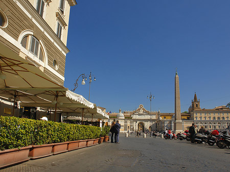 Strasse zur Piaza del Popolo - Latium (Rom) (Rom)