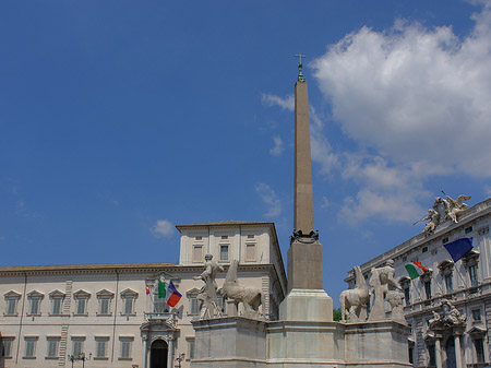 Quirinalspalast mit Obelisk - Latium (Rom) (Rom)