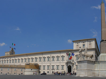 Quirinalspalast mit Obelisk - Latium (Rom) (Rom)