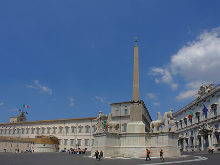 Quirinalspalast mit Obelisk - Latium (Rom) (Rom)