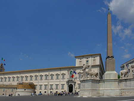 Quirinalspalast mit Obelisk - Latium (Rom) (Rom)