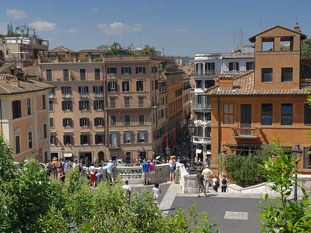 Gebäude an der Spanischen Treppe - Latium (Rom) (Rom)