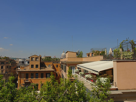 Gebäude an der Spanischen Treppe - Latium (Rom) (Rom)