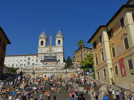 Treppe mit Kirche - Latium (Rom) (Rom)