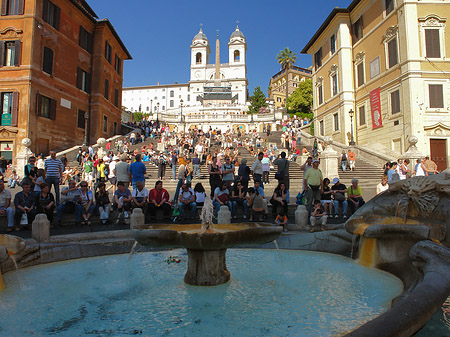 Treppe mit Kirche - Latium (Rom) (Rom)