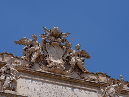 Details am Trevibrunnen - Latium (Rom) (Rom)