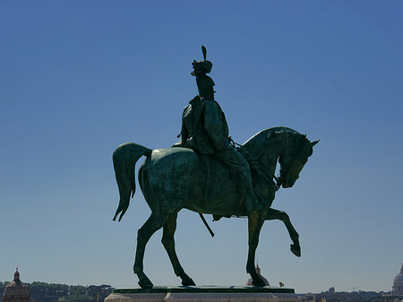 Bronzestatue von Victor Emmanuel - Latium (Rom) (Rom)