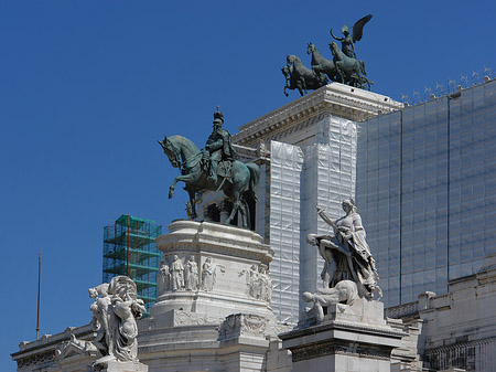 Bronzestatue von Victor Emmanuel - Latium (Rom) (Rom)