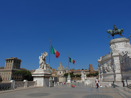 Bronzestatue von Victor Emmanuel - Latium (Rom) (Rom)