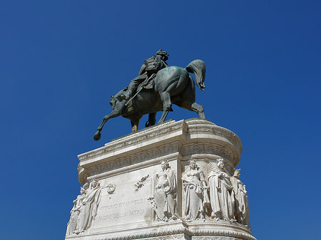 Bronzestatue von Victor Emmanuel - Latium (Rom) (Rom)