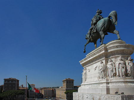 Bronzestatue von Victor Emmanuel - Latium (Rom) (Rom)