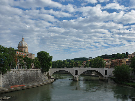 Blick von der Ponte Vittorio Emanuele II - Vatikanstaat