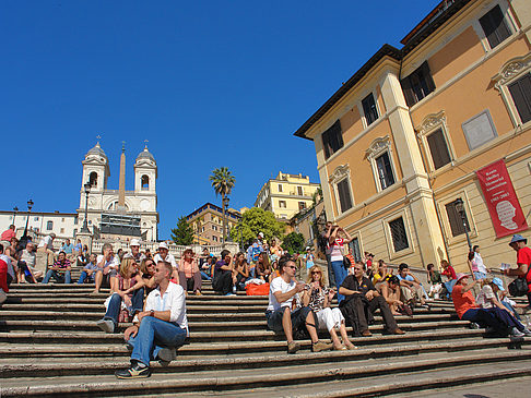 Fotos Treppe mit Kirche | Rom