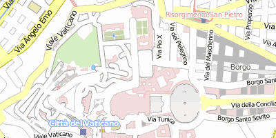 Stadtplan Sixtinische Kapelle Rom